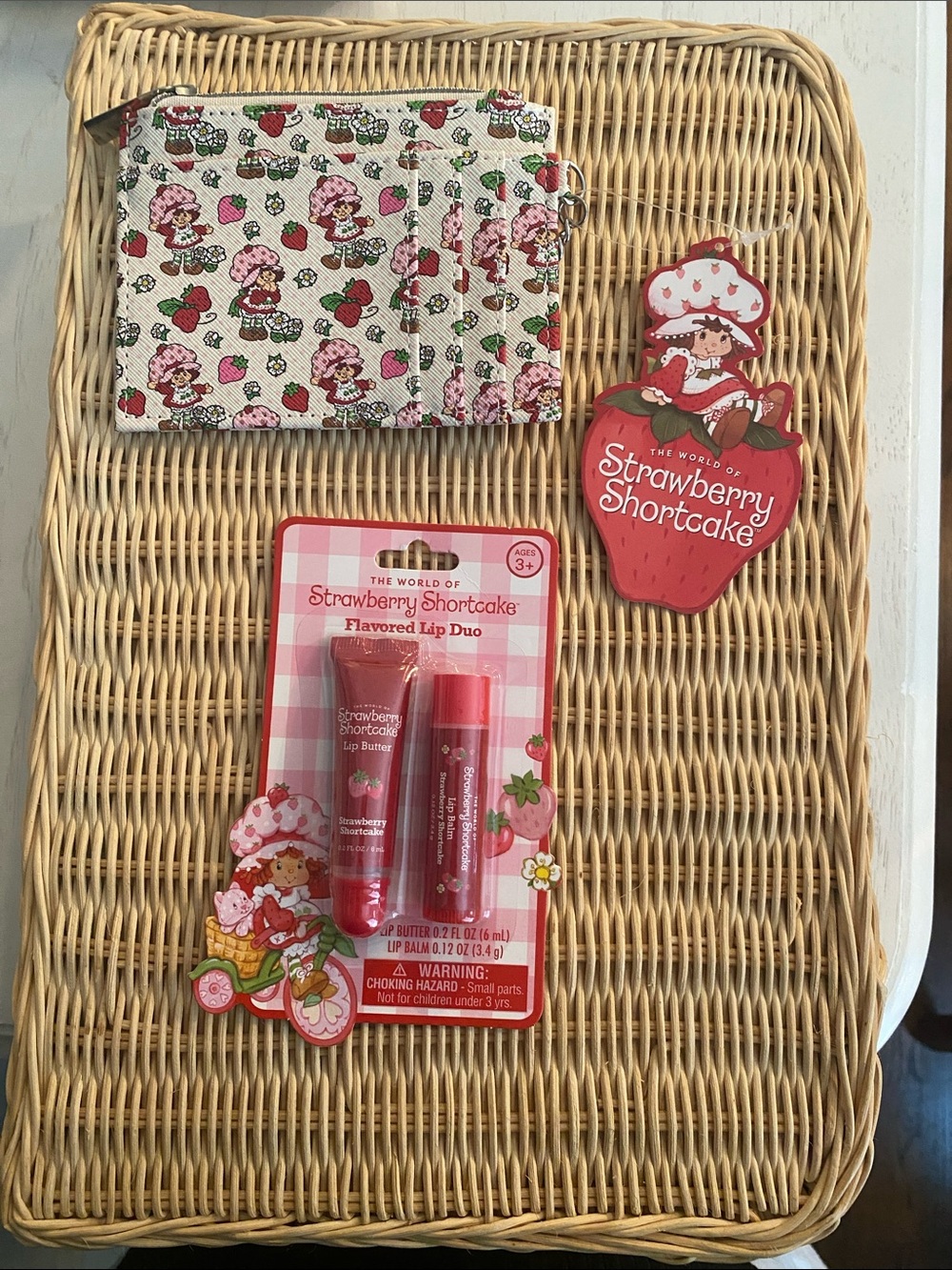 Strawberry Shortcake Pink Strawberry Card Holder Wallet